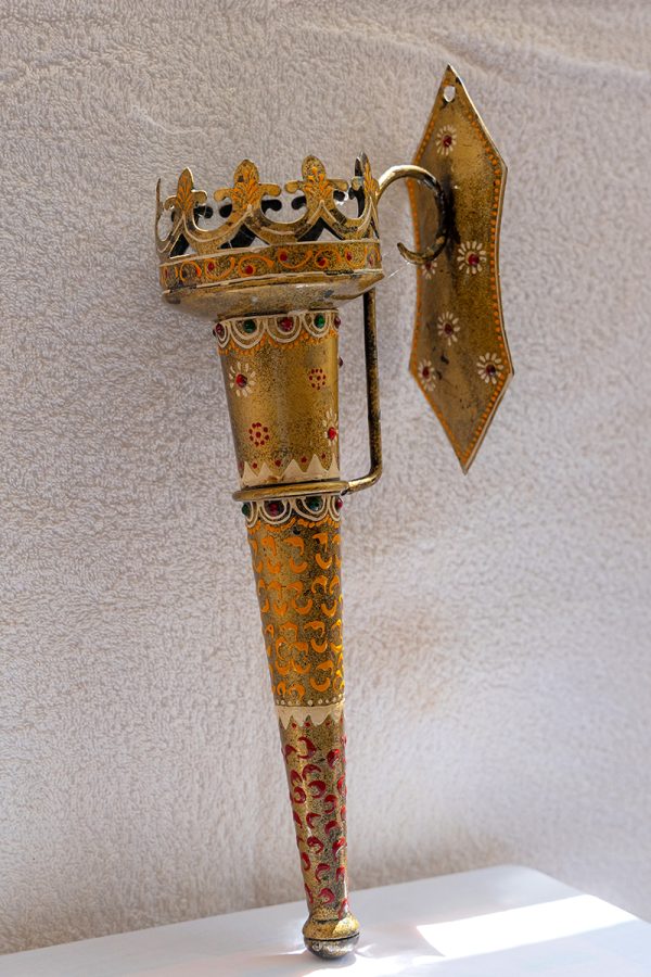 Handcrafted Brass Wall Sconce (Mashal) - Image 4