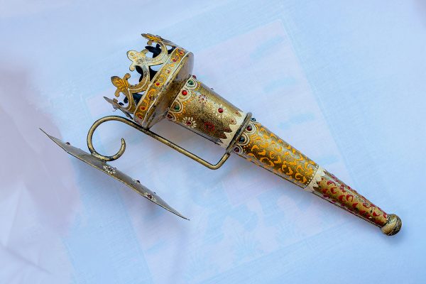 Handcrafted Brass Wall Sconce (Mashal) - Image 3