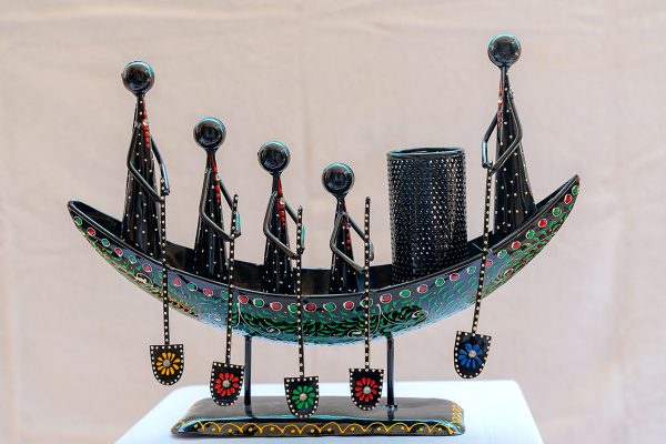 Handcrafted Tribal Boat Showpiece (Sheep)