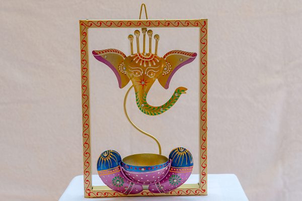 Handcrafted Ganesha Tea Light Holder (Ganpati)