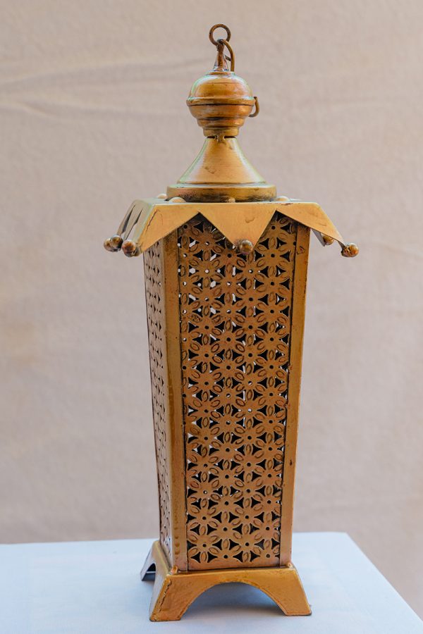Antique Brass Finish Decorative Lantern (Lamp)
