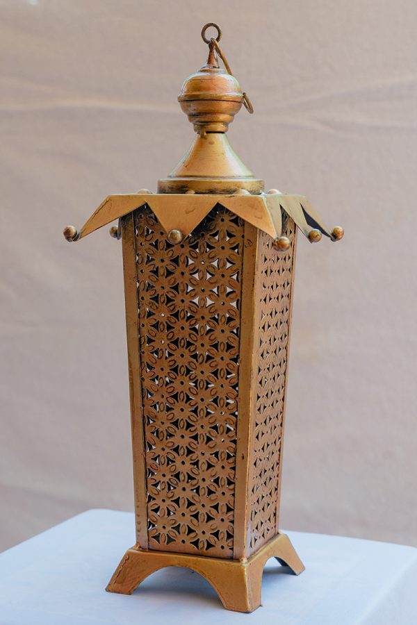 Antique Brass Finish Decorative Lantern (Lamp) - Image 2