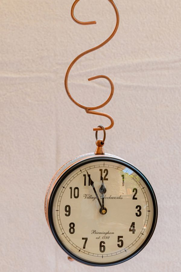 Vintage Hanging Pocket Watch Style Clock (Station Clock)