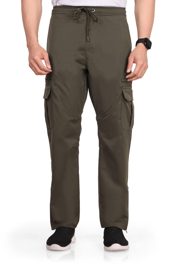 Men’s Polyester Blend 2-Way Stretch Cargo Pants