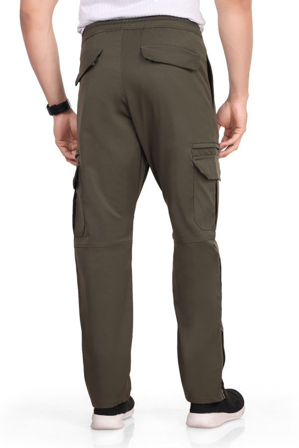Men’s Polyester Blend 2-Way Stretch Cargo Pants - Image 3
