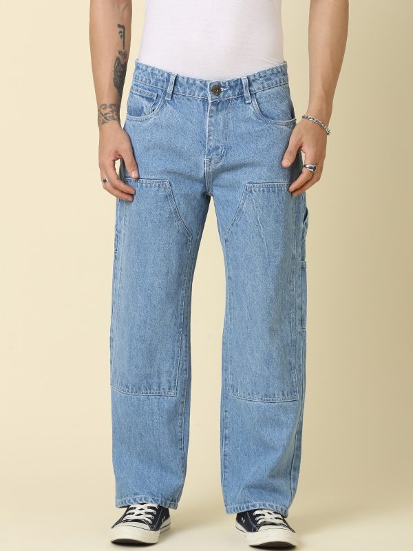 Imported Denim Cargo Pants