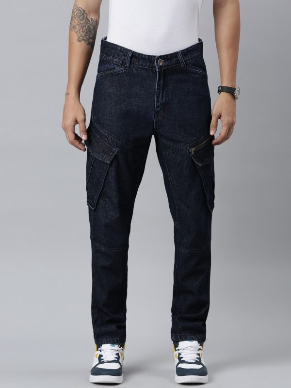Imported Denim Cargo Pants